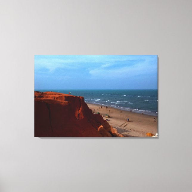 Impressão Em Tela Canoa Quebrada - falésia (Frente)