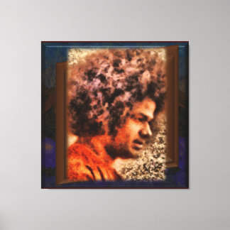 Impressão Em Tela Canon Legends Sathya Sai Baba -