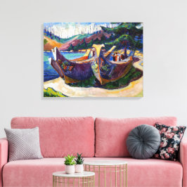 Impressão Em Tela Canos de Guerra | Emily Carr |