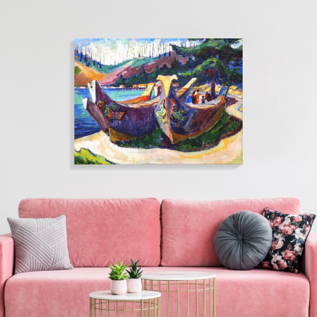Impressão Em Tela Canos de Guerra | Emily Carr | (Insitu(Sala de estar))