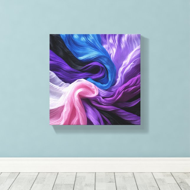 Impressão Em Tela Canva Esticada Colorida (Insitu(piso de madeira))