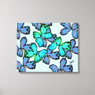 Impressão Em Tela Canvas: Livre Como Uma Borboleta