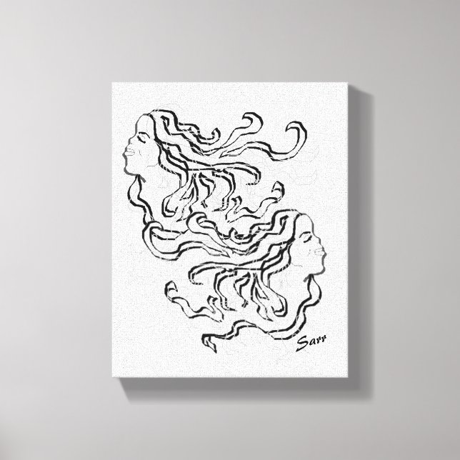 Impressão Em Tela Canvas: Ponto de viragem nos ventos (Frente)