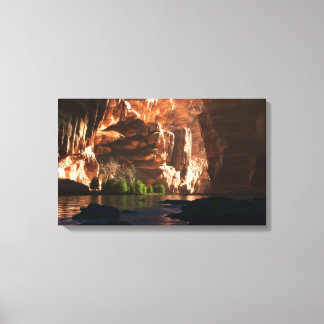 Impressão Em Tela Canyon Pintado