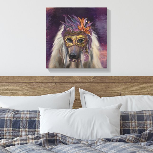 IMPRESSÃO EM TELA CÃO AFEGÃO (Insitu(Quarto))