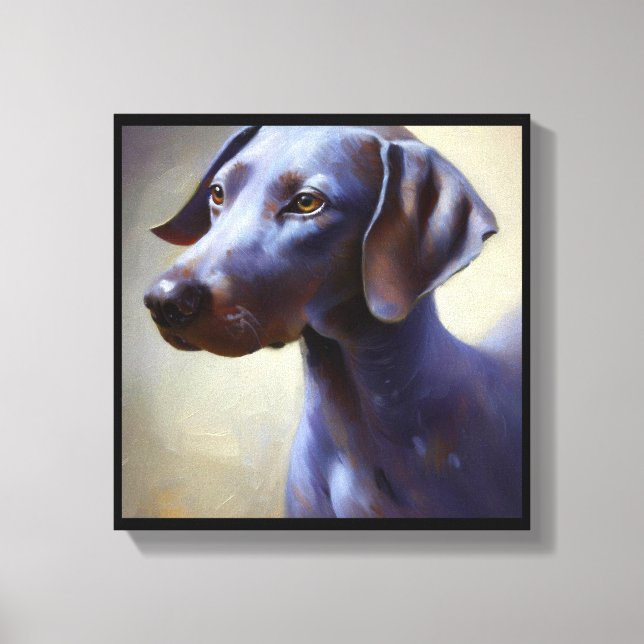 Impressão Em Tela Cão Blue Lacy  (Frente)