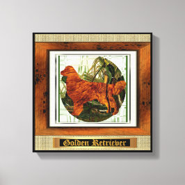 Impressão Em Tela Cão desportivo de ouro
