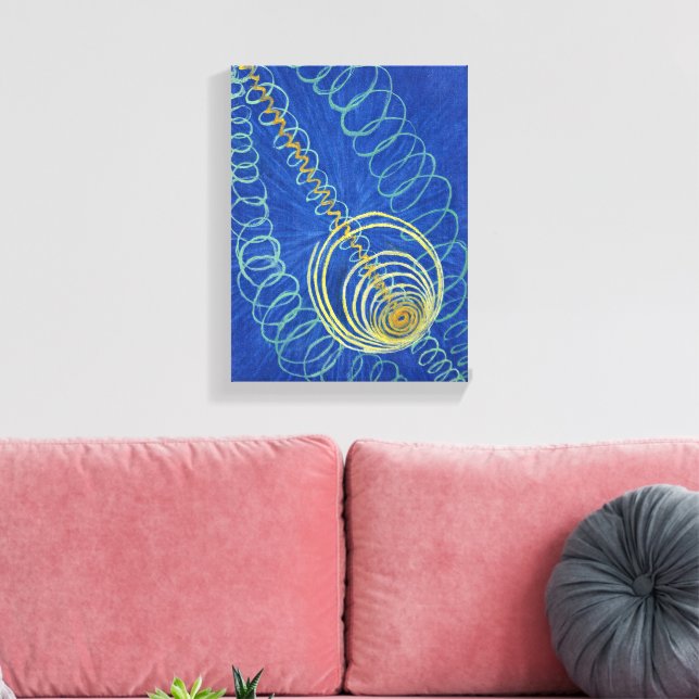 Impressão Em Tela Caos Primordial 16 | Hilma af Klint | (Insitu(Sala de estar))