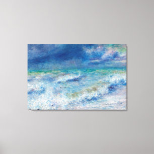 Impressão Em Tela Capa de Mar Azul por Impressionista Renoir