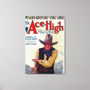 Impressão Em Tela Capa de revista alta do ás