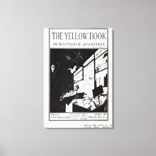 Impressão Em Tela Capa do prospecto para 'o livro amarelo