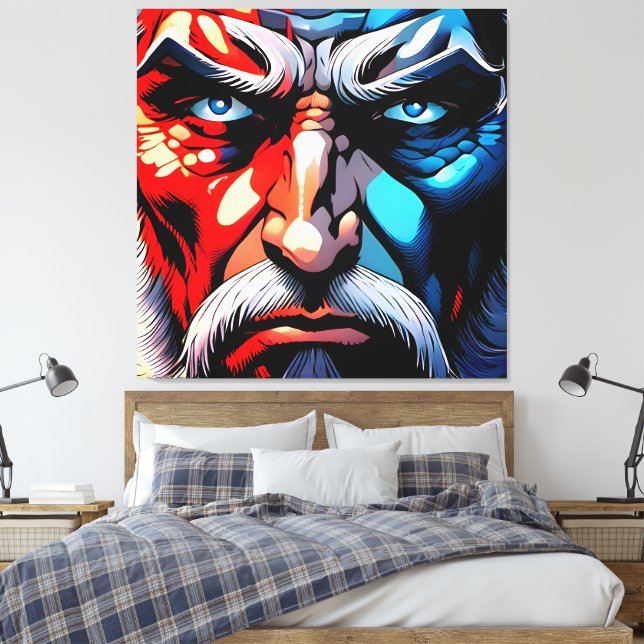 Impressão Em Tela Capcioso (Insitu(Quarto))