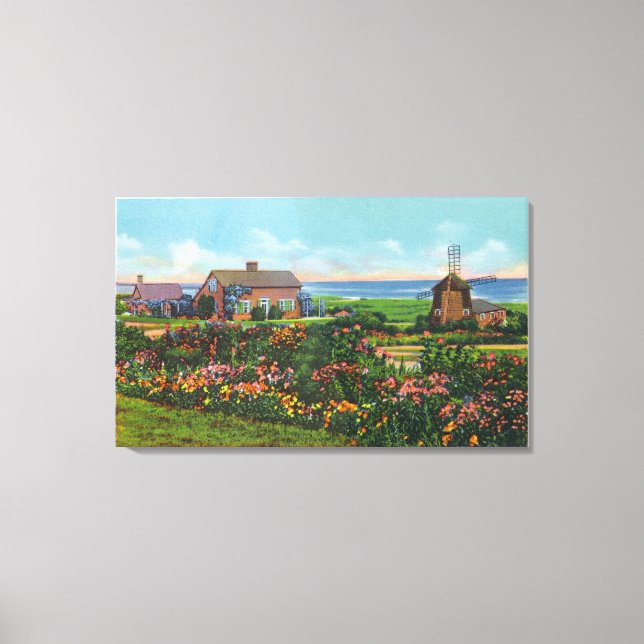 Impressão Em Tela Cape Cod, MassachusettsView of Homes pelo (Frente)