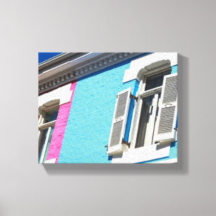 Impressão Em Tela Cape Town Bo-Kaap África do Sul SA Arquitetura