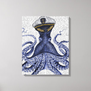 Impressão Em Tela Capitão Octopus