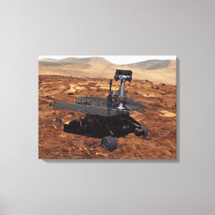 Impressão Em Tela Capitulação dos artistas de Marte Rover