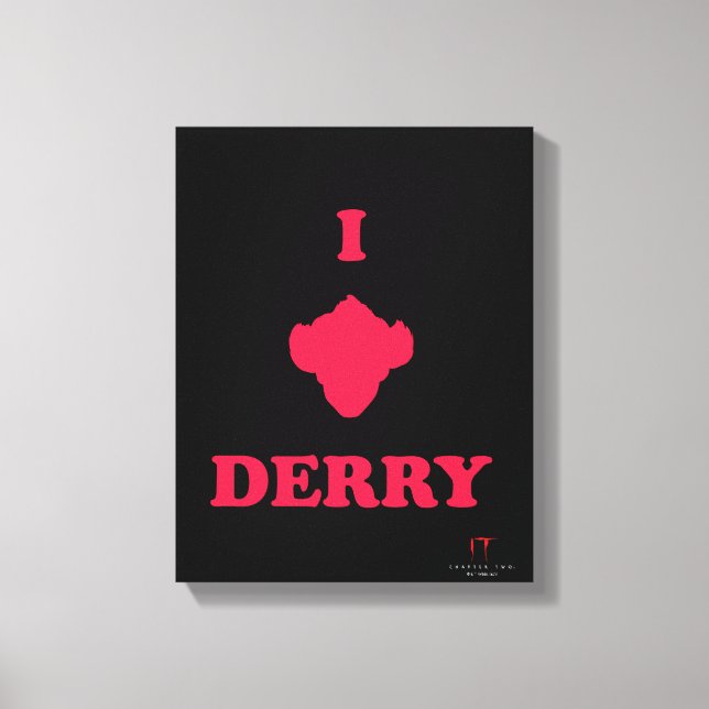Impressão Em Tela Capítulo 2 | I Love Derry (Frente)