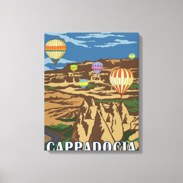 Impressão Em Tela Cappadocia Turquia (Frente)