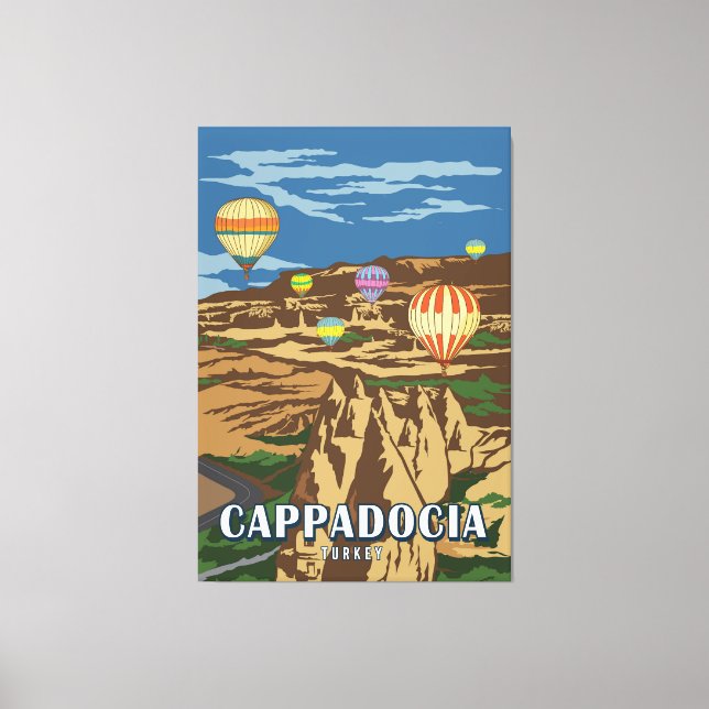 Impressão Em Tela Cappadocia Turquia (Frente)