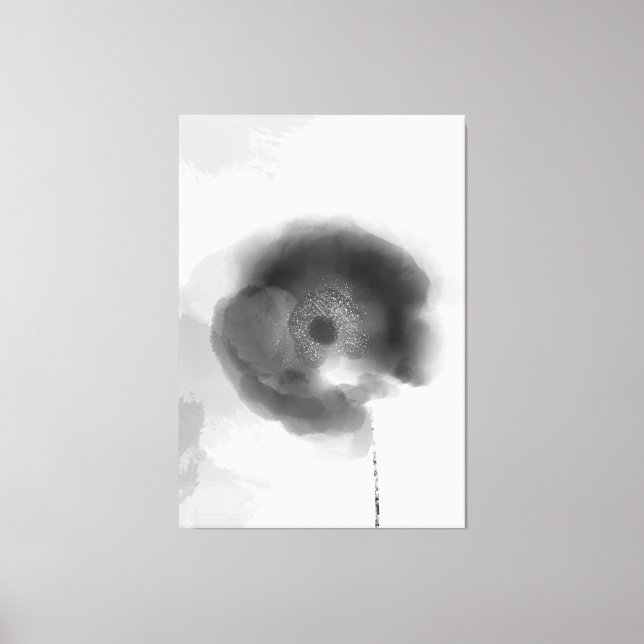 Impressão Em Tela Cápsula de cor branca e negra tropical (Frente)