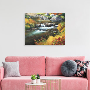 Impressão Em Tela Captivando a Pintura de Óleo de Estilo Animo do ou