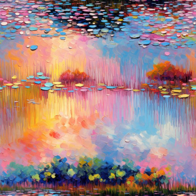 Impressão Em Tela Capturando a Luz (Monet's Brushstrokes: Where Nature Meets Artistry.)