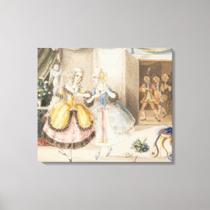 Impressão Em Tela Caráteres de "do tutte do fã Cosi" por Mozart,