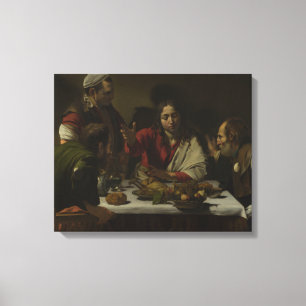 Impressão Em Tela Caravaggio - ceia em Emmaus
