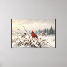 Cardinal e Chapins da Companhia de Inverno
