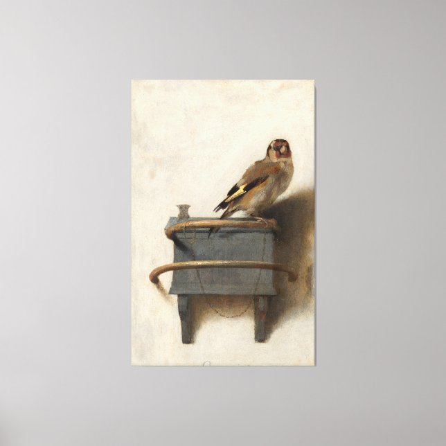 Impressão Em Tela Carel Fabritius - Goldfinch (Frente)