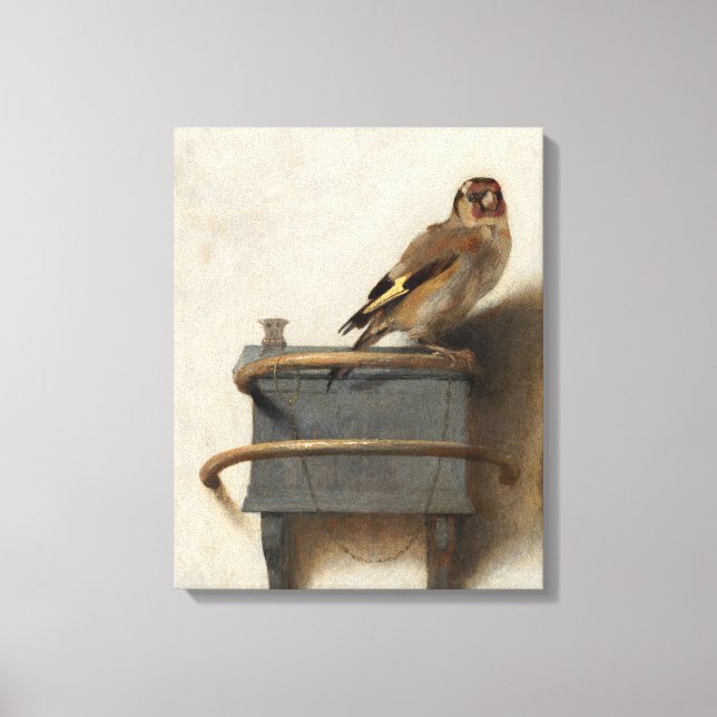Impressão Em Tela Carel Fabritius - Goldfinch (Frente)