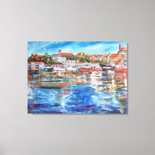 Impressão Em Tela Carenage de Ruas, George, Granada