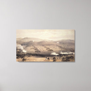 Impressão Em Tela Carga da brigada da cavalaria clara