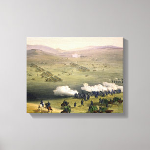 Impressão Em Tela Carga da brigada da cavalaria clara, o 25 de