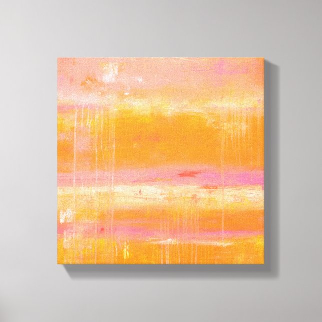 Impressão Em Tela Caribe Céu (Frente)