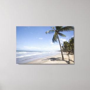 Impressão Em Tela Caribe - Trinidad - Praia de Manzanilla em