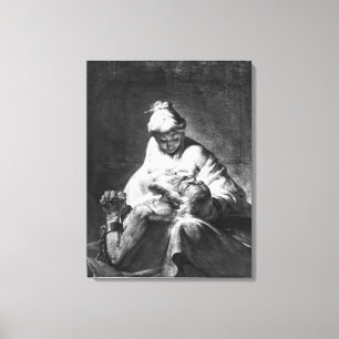 Impressão Em Tela Caridade romana