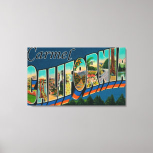 Impressão Em Tela Carmel, Califórnia - grandes cenas da letra