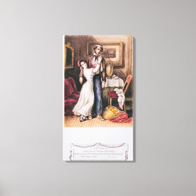 Impressão Em Tela Carmen e Don Jose, 1846 (Frente)