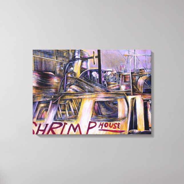 Impressão Em Tela Carne Misteriosa De nascer De Água (Frente)