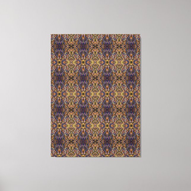 Impressão Em Tela Carnival Glass Grass With Orange Mold Fungus tiled (Frente)