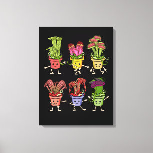 Impressão Em Tela Carnivourus Plantas Lover Crianças Sarracenia Venu