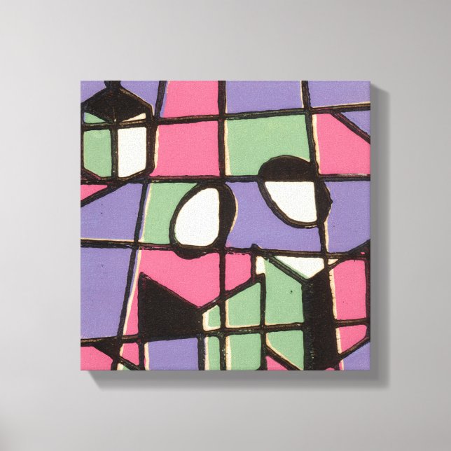 Impressão Em Tela Caroleiros (Frente)