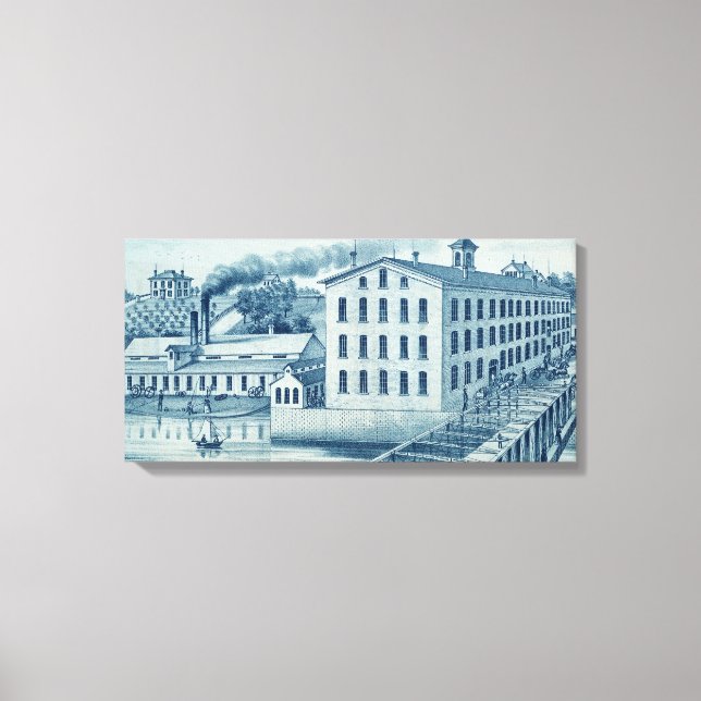 Impressão Em Tela Carpentersville Illinois Illinois Iron e Bolt Co (Frente)