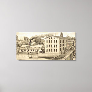 Impressão Em Tela Carpentersville Illinois Iron and Bolt Co. 1871