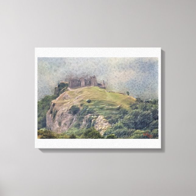 Impressão Em Tela Carreg Cennen Castle (Frente)