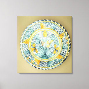 Impressão Em Tela Carregador de Bluedash Delftware, cerâmica de