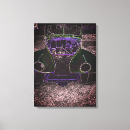 Impressão Em Tela Carro clássico