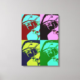 Impressão Em Tela Carro clássico