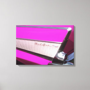 Impressão Em Tela Carro clássico: Bel Air de Chevrolet